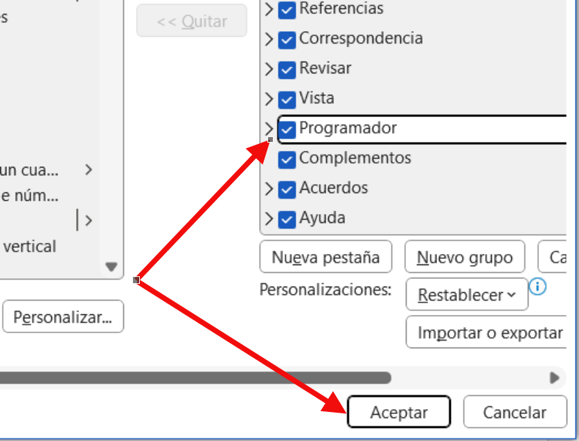 Programador activado