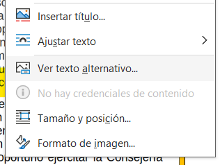 Inclusión de texto altenativo a una imagen