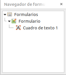 Navegador de elementos de formulario