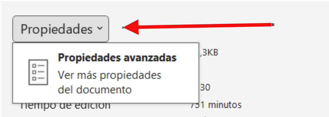 Propiedades avanzadas
